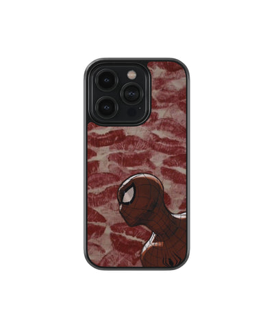 Spider Man Kisses Premium Glass Phone