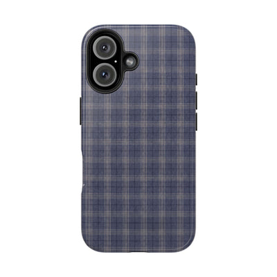 Navy Windowpane Tough Case