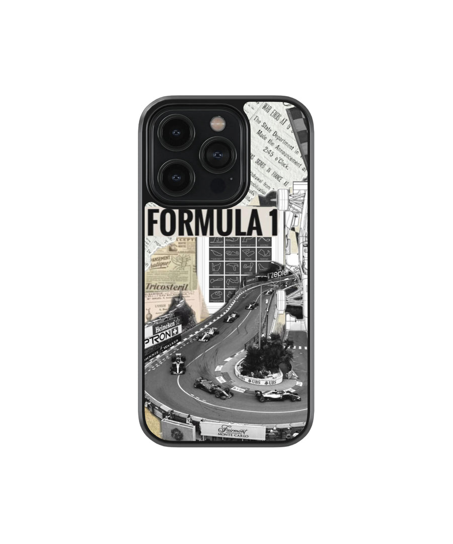 Formula One Spotify Premium Glass Phone Cases
