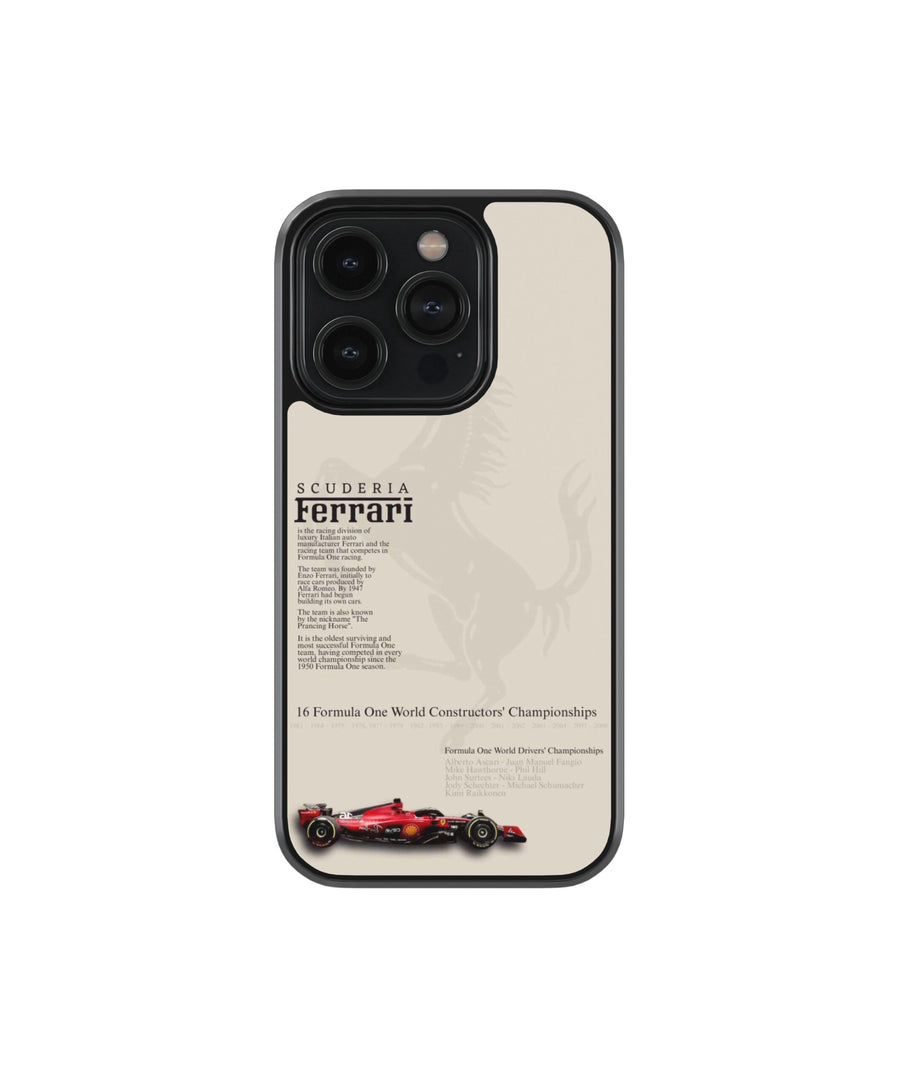 Scuderia Ferrari Premium Glass Phone Case.