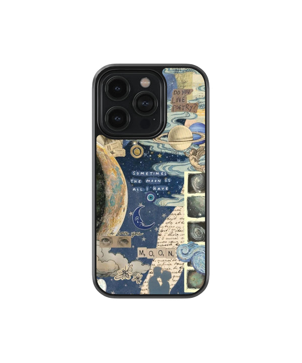 Every Time Moon Premium Glass Phone Case