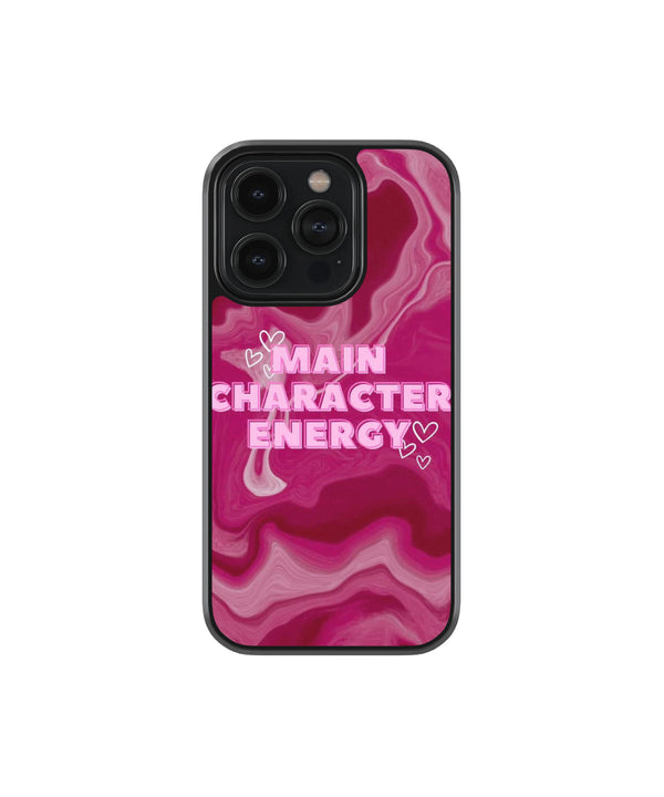 Main Character Energy Premium Glass Phone Case