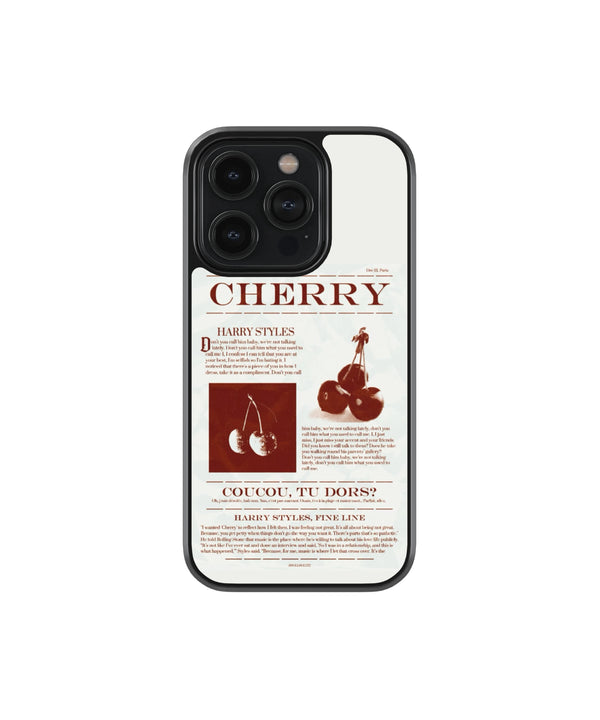 Cherry Premium Glass Phone Case..