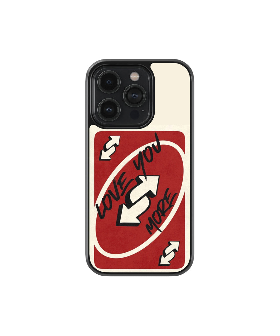 Love you more premium Glass Phone Case
