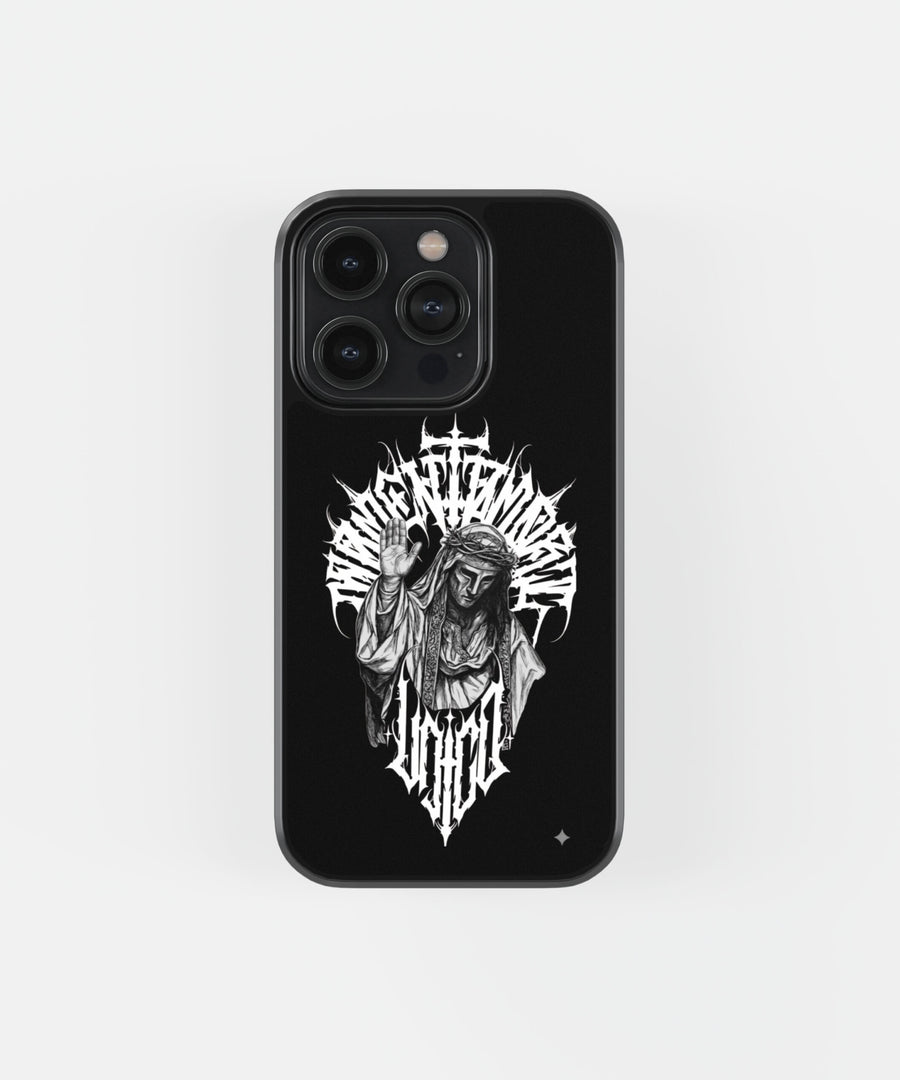 Holy Christ Blessing Premium Glass Phone Case