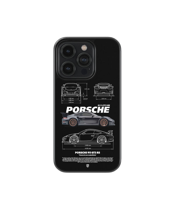 Stuttgart Blueprint Premium Glass Phone Case 1