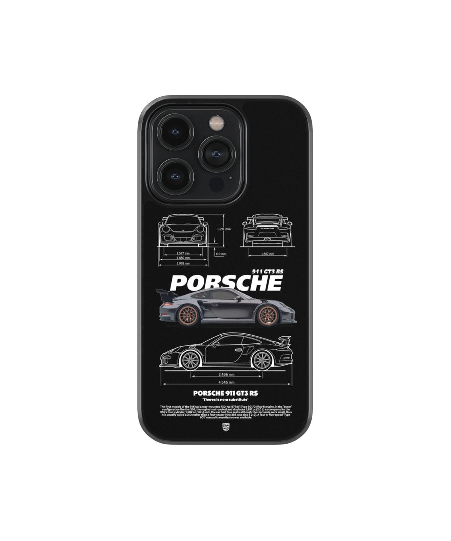 Stuttgart Blueprint Premium Glass Phone Case 1