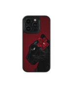 Black Cat Premium Glass Phone Cases