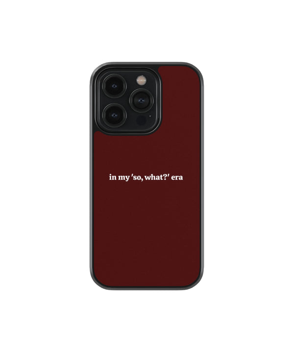So What Era? Premium Glass Phone Cases