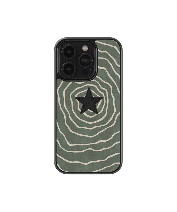 Green Minimalist Premium Glass Phone Case