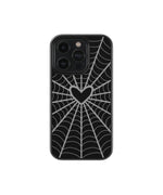 Heart x Spidey Premium Glass Phone Case