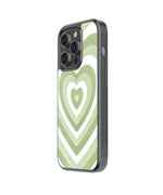 Green Abstract Premium Glass Phone Cases
