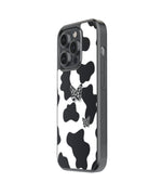 Cow Abstract With Butterfly Premium Glass Phone Cases
