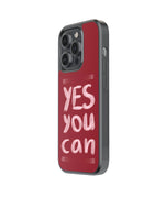 YES YOU CAN Premium Glass Phone Case