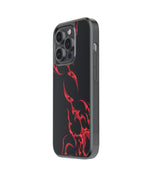 Red Wavy Y2k  Premium Glass Phone Case