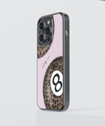 Blush Leopard Premium Glass Phone Case