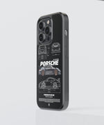 Stuttgart Blueprint Premium Glass Phone Case 1