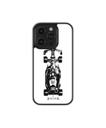 F1 Race Car Sketch Premium Glass Phone Case