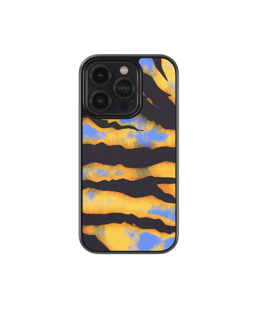 Neon Tiger Premium Glass Phone Case