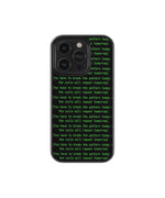 Break The Pattern Matrix Premium Glass Phone Case