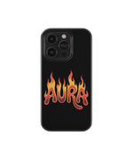 Aura Flames Premium Glass Phone Case