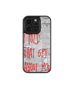 I Told ChatGPT About You Premium Glass Phone Case