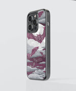 Midnight Bats Gothic Premium Glass Phone Case