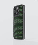 Break The Pattern Matrix Premium Glass Phone Case