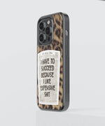 Expensive Taste Leopard Premium Glass Phone Case