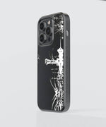 Gothic Cross Dark Art Premium Glass Phone Case