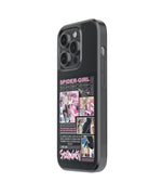 Spider-Gwen Comic Panel Premium Glass Phone Case