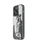 Vintage Cowboy Sketch Premium Glass Phone Case
