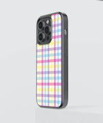 Candy Plaid Premium Glass Phone Case