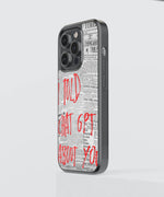I Told ChatGPT About You Premium Glass Phone Case
