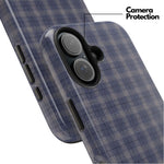 Navy Windowpane Tough Case