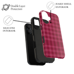 Berry Plaid Tough Case