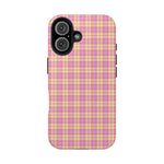 Lemonade Plaid Tough Case