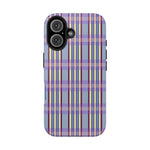 Lilac Tartan Tough Case