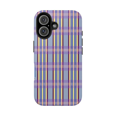 Lilac Tartan Tough Case