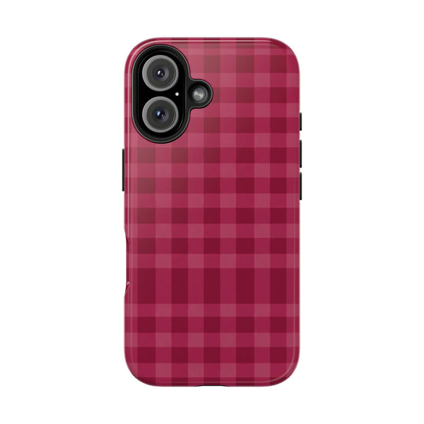Berry Plaid Tough Case