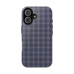 Navy Windowpane Tough Case