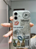 Y2K Sticker Bomb Clear Silicone Case