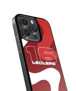 Charles Leclerc Abstract Premium Glass Phone Cases