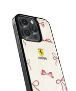 F1 Pookie Ribbon Premium Glass Phone Cases