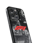 F1 Lane Spotify Premium Glass Phone Cases
