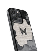 Butterfly Vintage Premium Glass Phone  Cases