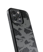 Black Y2K Premium Glass Phone Cases