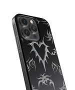 Black Heart Y2K Premium Glass Phone Cases