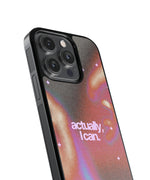 Actually I Can Premium Glass Phone Case
