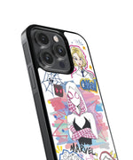 Spidey Girl Premium Glass Phone Case